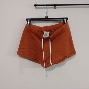 Blood Orange Sweat Shorts w/ Drawstring
